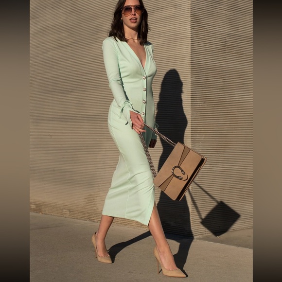 Anya Dress (mint) - Picture 6 of 9